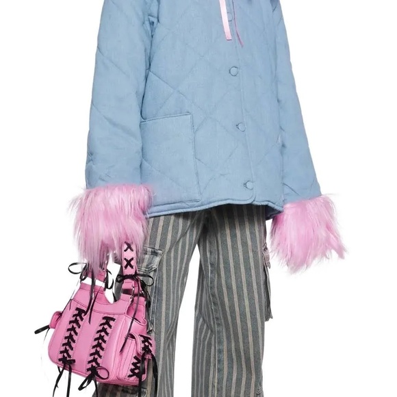 Change Your Mind Quilted Jacket dELiA*s by Dolls Kill SZ S SOLDOUT - Picture 5 of 16